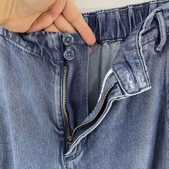 YFB Young Fabulous Broke High Rise Tencel Wide Leg Jeans Women's Size Medium - Picture 7 of 15